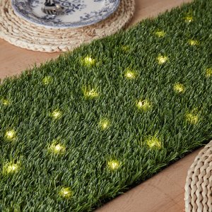 1,2m Tischläufer Gras mit Beleuchtung