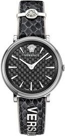 Versace-Uhr 'V-Circle' silber