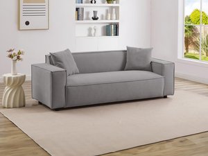 Sofa 3-Sitzer - Cord - Grau - BORORE