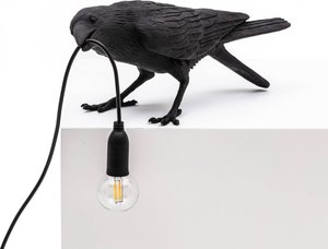 SELETTI Bird Lamp LED-Dekolampe, spielend schwarz