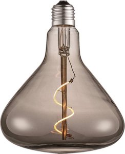 Lucande LED-Lampe E27 Ø14cm 4W 1800K smoke