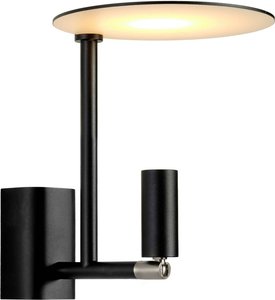 LED-Wandlampe Kelly, Spot ausrichtbar black/nickel