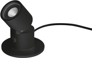 Egger Capri LED-Tischleuchte mit Spot, schwarz