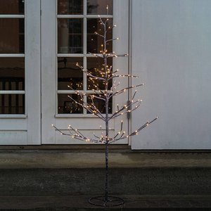 LED-Baum Alex im verschneiten Look, Höhe 90 cm
