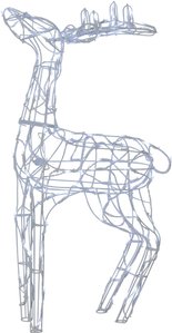LED-Leuchtfigur Pegasus, Höhe 94,5 cm