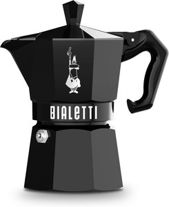 Bialetti Espressokocher Moka 3 Tassen schwarz
