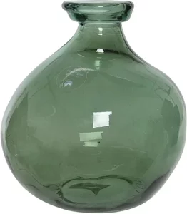 Vase ¦ grün ¦ Glas  ¦ Maße (cm): H: 18  Ø: 16 Accessoires > Vasen - Höffner