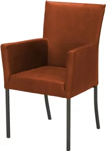 Musterring Esszimmerstuhl  Nova ¦ orange ¦ Maße (cm): B: 57,5 H: 93 T: 62 Stühle > Esszimmerstühle > Esszimmerstühle mit Armlehnen - Höffner