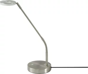 Fischer-Honsel LED-Schreibtischleuchte, Nickel-matt mit Dimmer ¦ silber ¦ Maße (cm): H: 60 T: 40 Lampen & Leuchten > Tischlampen - Höffner