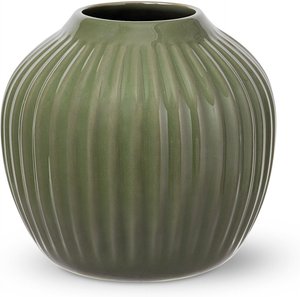 Hammershøi Vase  dunkelgrün 13 cm H