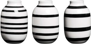 Omaggio Vase Set black white