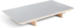 Einlegeplatte für Tisch CPH30 ausziehbar soaped oak -  grey linoleum 80 cm B