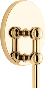 Kerzenhalter wall hanger brass