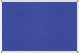 MAUL Pinnwand MAULstandard 180,0 x 90,0 cm Textil blau