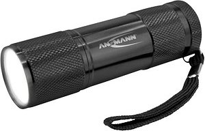 ANSMANN Action COB LED LED Taschenlampe schwarz 9,5 cm, 200 Lux, 175 Lumen, 1 W