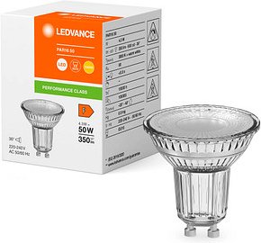 LEDVANCE LED-Lampe LED PAR16 P GU10 4,3 W klar