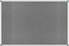 MAUL Pinnwand MAULstandard 90,0 x 60,0 cm Textil grau