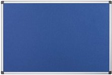 Bi-Office Pinnwand MAYA 150,0 x 120,0 cm Textil blau