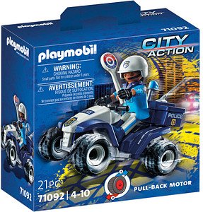 Playmobil® City Action 71092 Polizei-Speed Quad Spielfiguren-Set