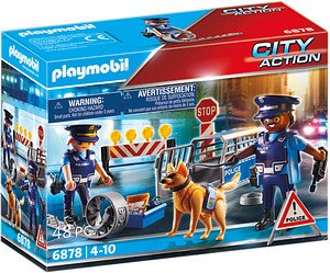 Playmobil® City Action 6878 Polizei-Straßensperre Spielfiguren-Set