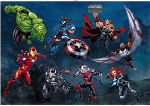 Komar Wandtattoo Avengers Action Disney Avengers Action B/L: ca. 100x70 cm