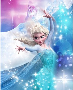 Komar Wandbild Frozen 2 Elsa Action Disney B/L: ca. 40x50 cm