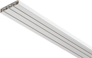 Gardinenschiene weiß Kunststoff L: ca. 150 cm 3.0 Läufe