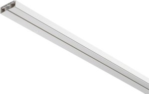 Gardinenschiene weiß Kunststoff L: ca. 120 cm 1.0 Läufe