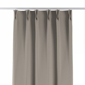Vorhang mit flämischen 2-er Falten, beige, Blackout 300 cm (269-11)