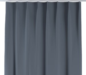 Vorhang mit flämischen 1-er Falten, anthrazit, Blackout 300 cm (269-50)