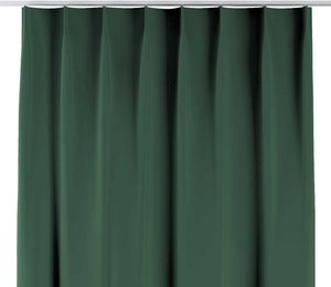 Vorhang mit flämischen 1-er Falten, grün, Blackout (verdunkelnd) (269-18)