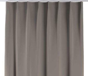 Vorhang mit flämischen 1-er Falten, hellbraun, Blackout (verdunkelnd) (269-81)