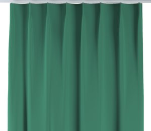 Vorhang mit flämischen 1-er Falten, grün, Blackout 300 cm (269-46)