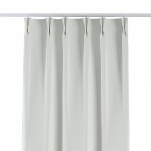 Vorhang mit flämischen 2-er Falten, weiß, Blackout 300 cm (269-10)