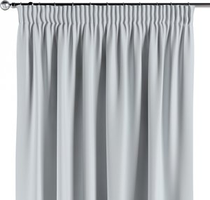Vorhang mit Kräuselband, weiß-grau, Blackout 300 cm (269-05)