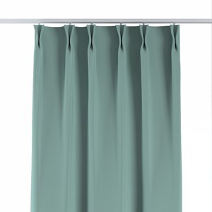 Vorhang mit flämischen 2-er Falten, mintgrün, Blackout 300 cm (269-09)