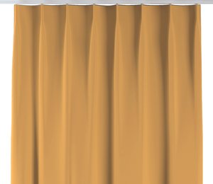 Vorhang mit flämischen 1-er Falten, honiggelb, Blackout 300 cm (269-52)