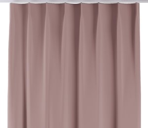 Vorhang mit flämischen 1-er Falten, Puderrosa, Blackout 300 cm (269-47)