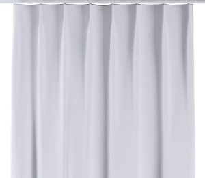Vorhang mit flämischen 1-er Falten, Kreideweiß, Blackout 300 cm (269-48)