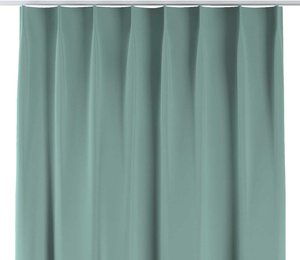 Vorhang mit flämischen 1-er Falten, mintgrün, Blackout 300 cm (269-09)