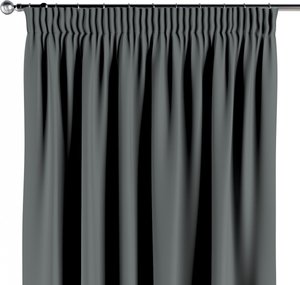 Vorhang mit Kräuselband, dunkelgrau, Blackout 300 cm (269-07)