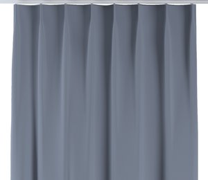 Vorhang mit flämischen 1-er Falten, dunkelgrau, Blackout 300 cm (269-41)