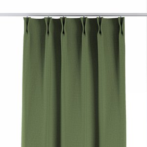 Vorhang mit flämischen 2-er Falten, grün, Blackout 300 cm (269-15)