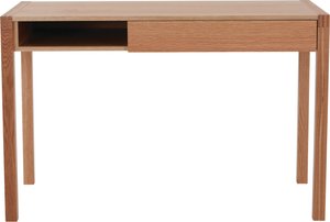 Woodman Schreibtisch "New", mit offenem Regal und Schublade, Holzfurnier aus Eiche