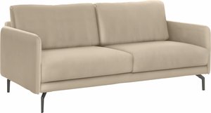 hülsta sofa 2-Sitzer "hs.450", Armlehne sehr schmal, Alugussfüße in umbragrau, Breite 150 cm