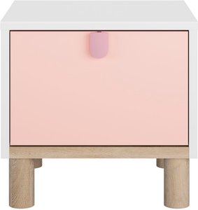 Gami Nachttisch "Nachttisch 1 Tür", (1 St.), Mit seiner Mischung aus sanften Farben