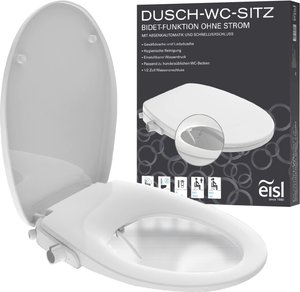 Eisl Dusch-WC-Sitz "Bidet Einsatz", Absenkautomatik, Schnellverschluss