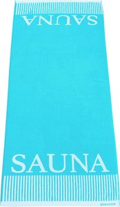 Schiesser Saunatuch "Rom", (1 St.), Sauna-Aufschrift