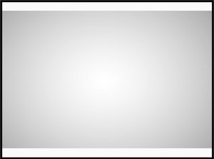 Talos Badspiegel "BLACK SHINE", (Komplett-Set), BxH: 80x60 cm, energiesparend