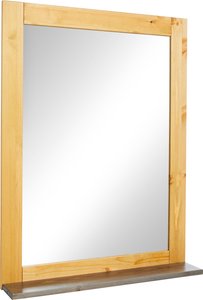 welltime Badspiegel "Mary", Badmöbel im Landhaus-Stil, Breite 60 cm, aus Massivholz